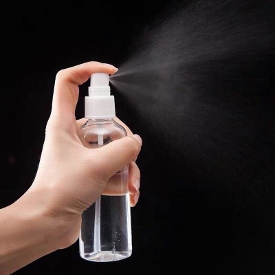 Wholesale empty plastic spray bottles 100 ml pet spray bottle with fine mist sprayer