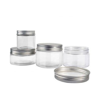 Wholesale 50g 100ml 120ml 150ml 200ml luxury food grade PET cream cosmetic jar plastic